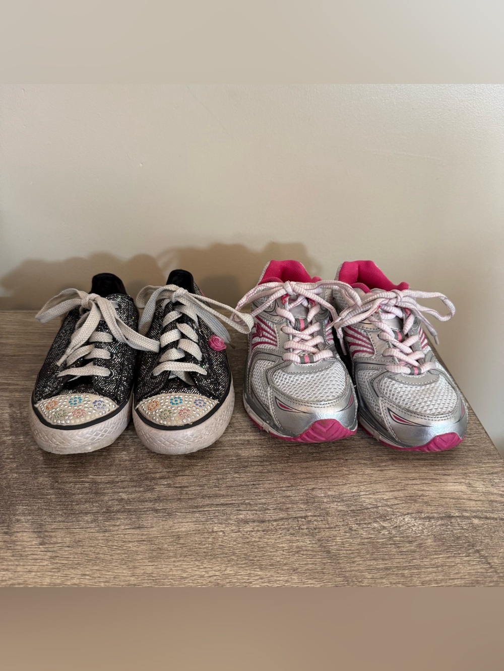Kids Champion Sneakers and FREE Skechers Play Sneakers Size 13.5 Little Girls